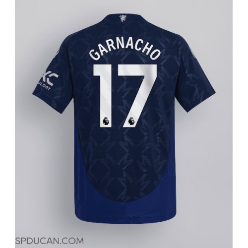 Muški Nogometni Dres Manchester United Alejandro Garnacho #17 Gostujuci 2024-25 Kratak Rukav